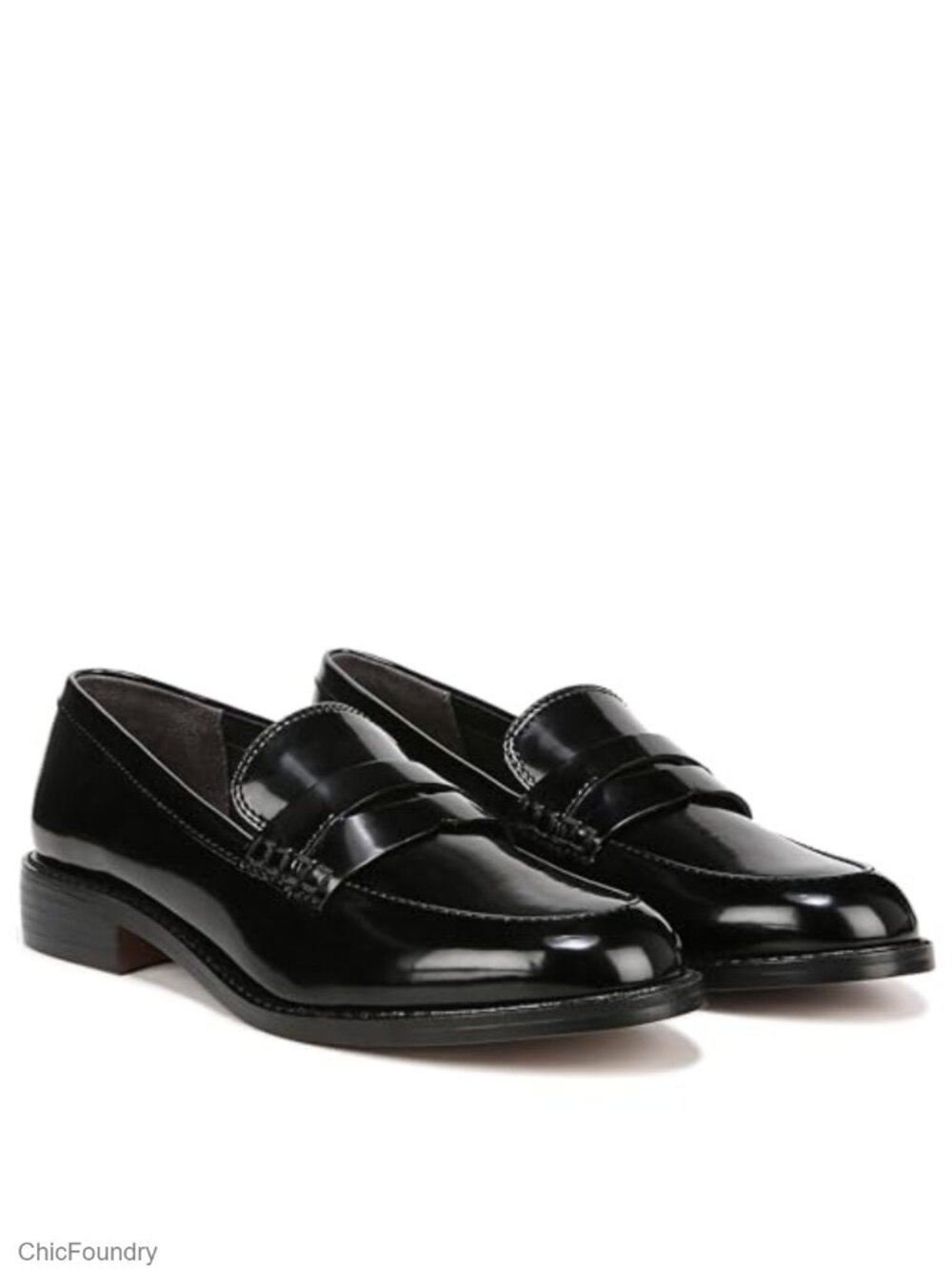 Eco Faux Leather Round Toe Slip-On Ballet Flats